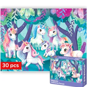 30 Pcs Jigsaw Puzzles for Kids |Unicorns