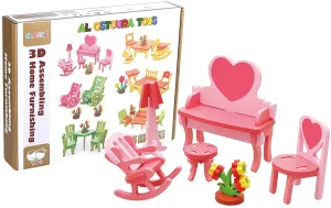 3D Assembling Home dresser wooden toy