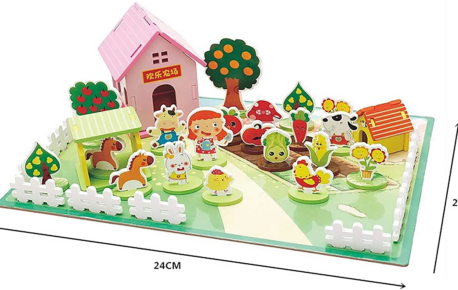 3D Assembly Series farm Wooden Toy