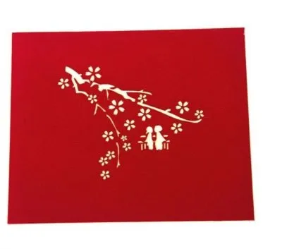 3D Pop Up Valentine Greeting Card