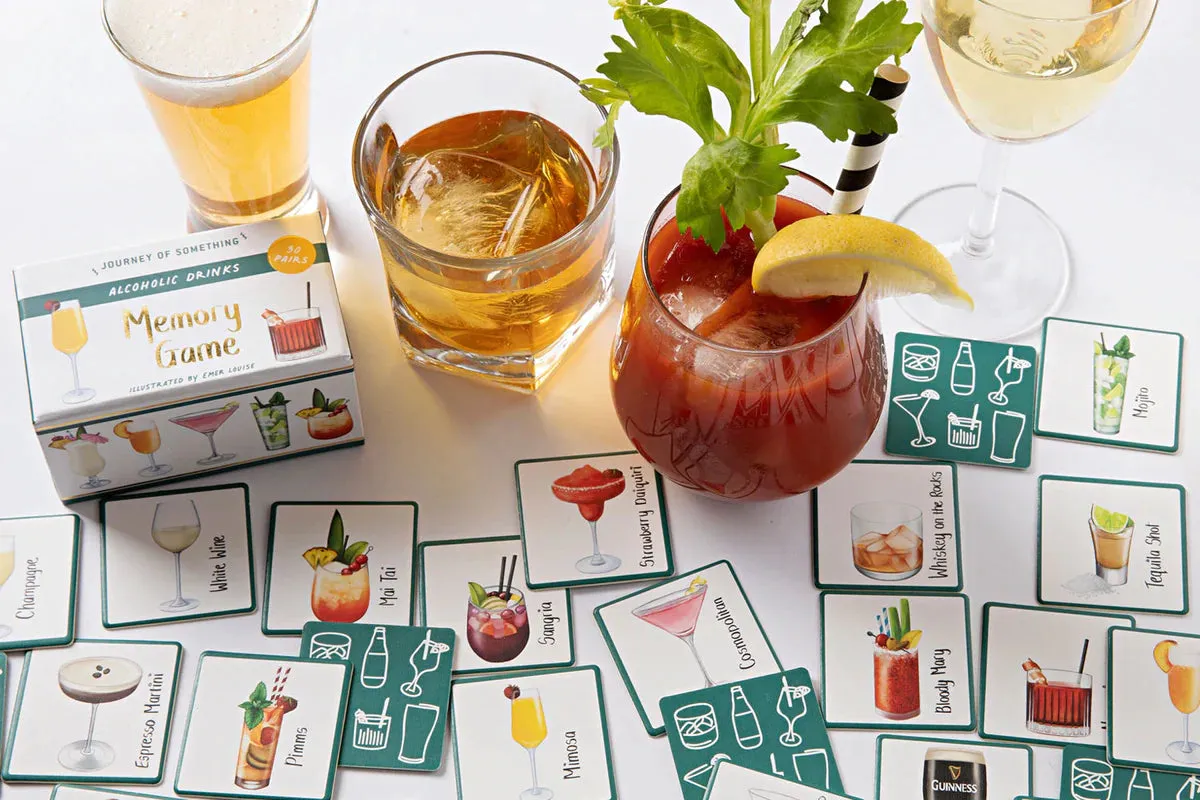 Alcoholic Drinks Memory Game