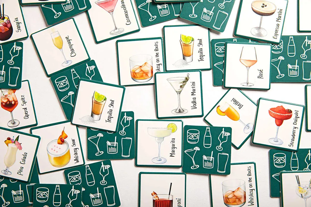 Alcoholic Drinks Memory Game