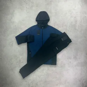 Altryn Froswick Fleece Jacket/Pant Cargo Tracksuit Set Navy/Black
