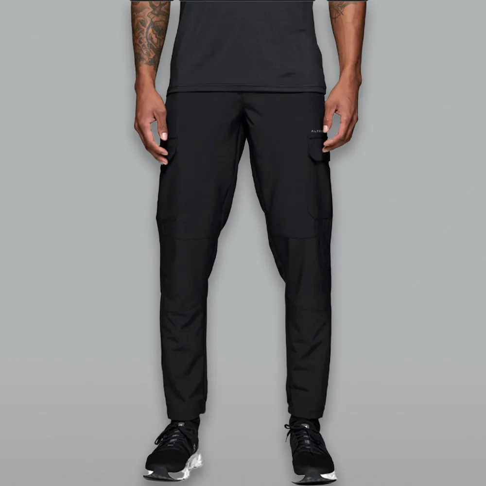 Altryn Froswick Fleece Jacket/Pant Cargo Tracksuit Set Navy/Black