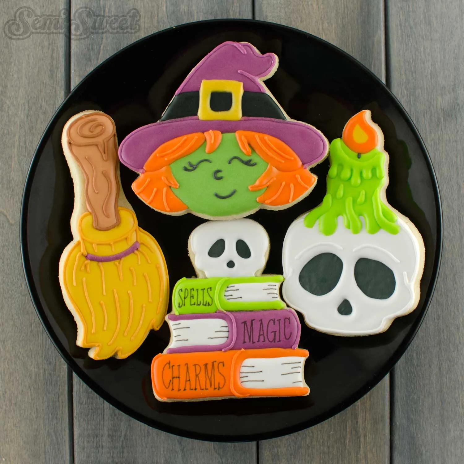 Apple with Stack of Books Cookie Cutter