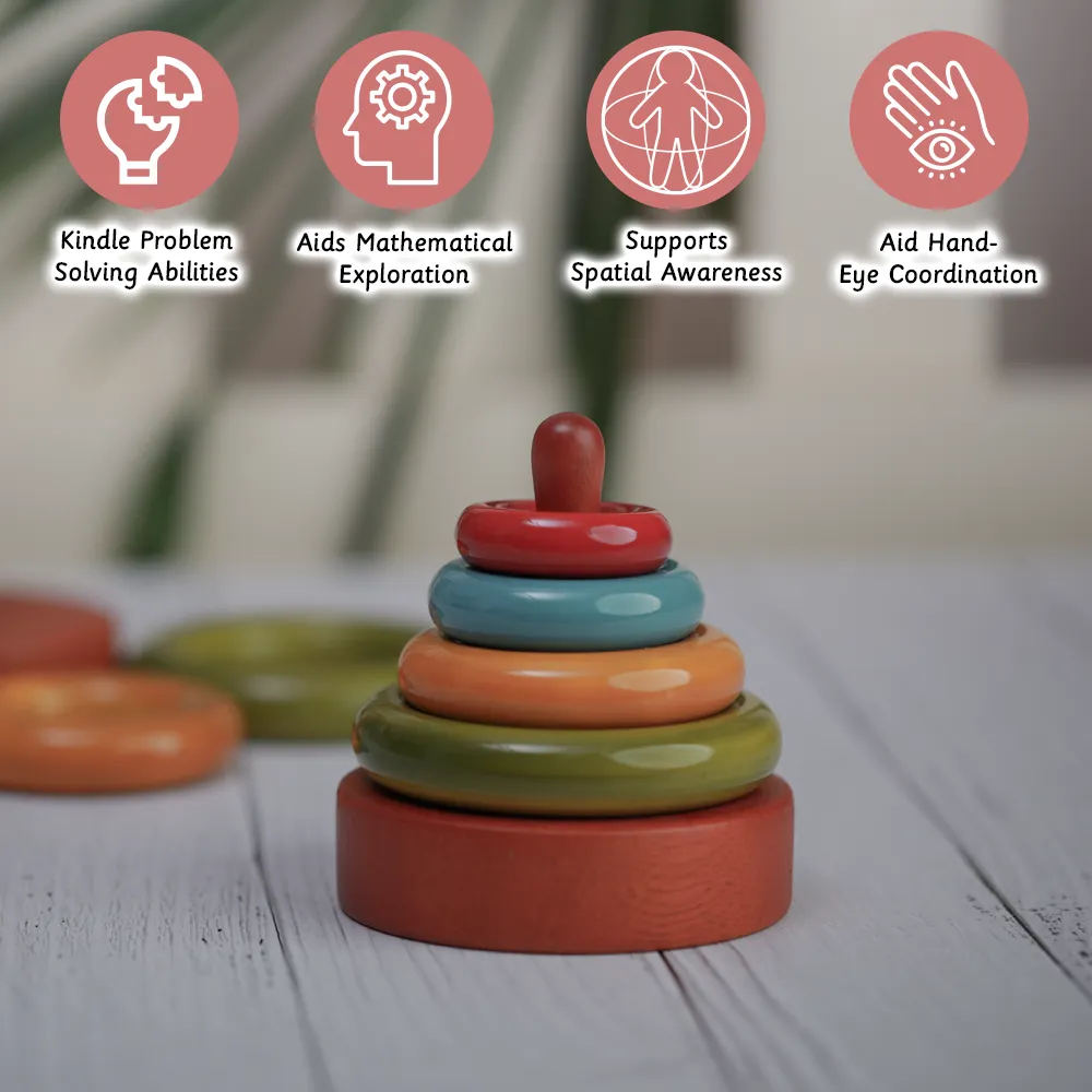 Ariro Toys Simple stacker colored