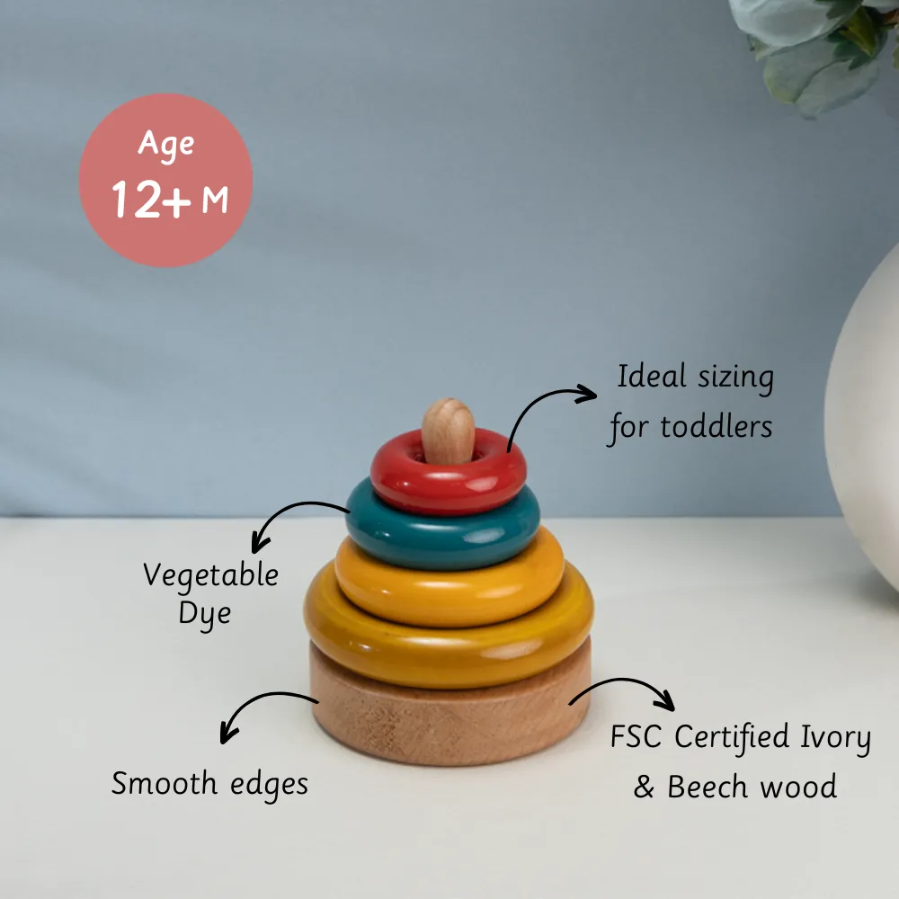 Ariro Toys Simple stacker colored