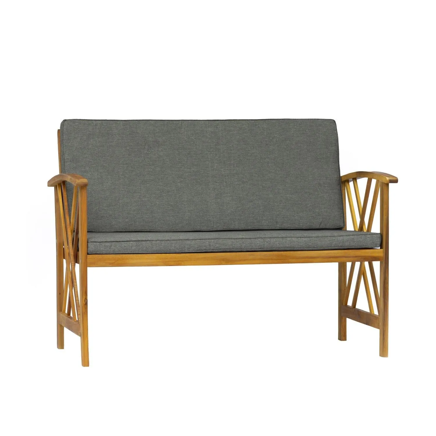 Bahia 4-Piece Outdoor Patio Acacia Sofa Conversation Set