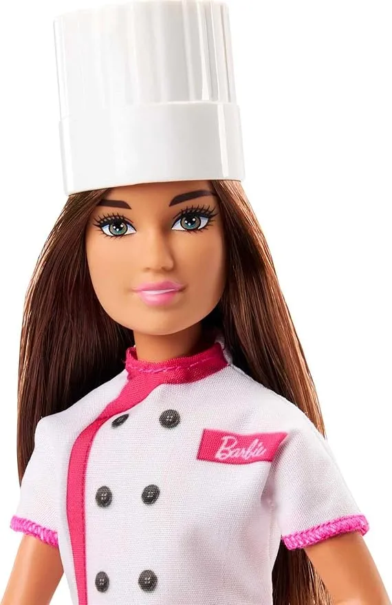 Barbie Careers Pastry Chef Doll For Kids Ages 3 Years And Up