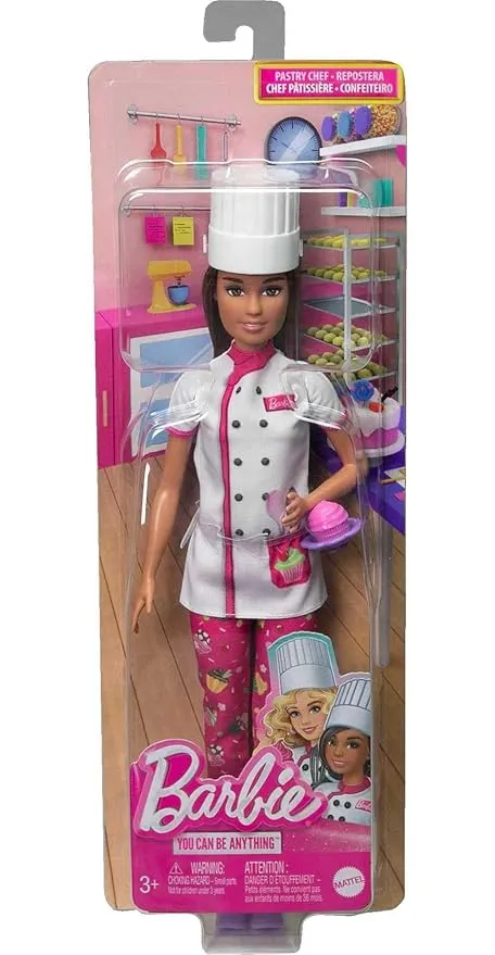 Barbie Careers Pastry Chef Doll For Kids Ages 3 Years And Up