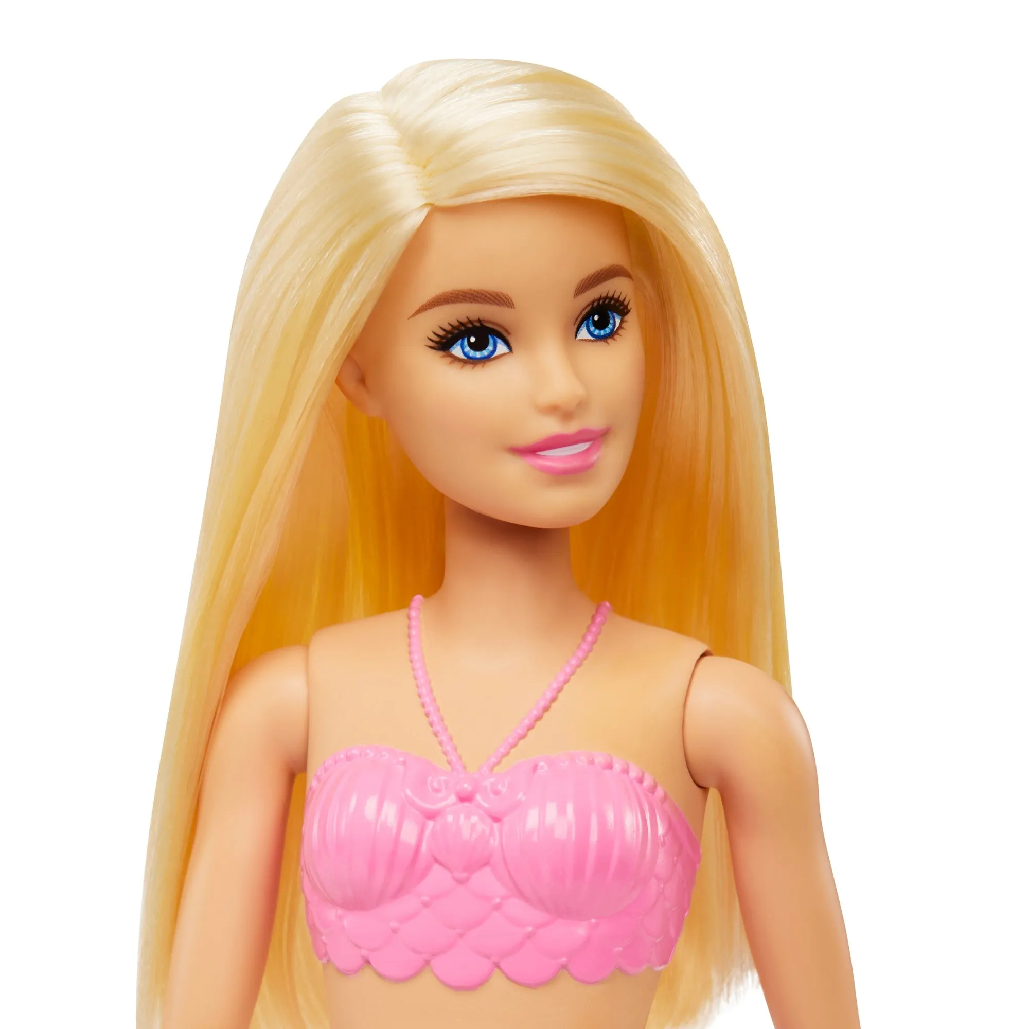 Barbie Dreamtopia Blonde Hair Mermaid Doll With Multi-Colored Pink Mermaid Tail for Kids Ages 3 