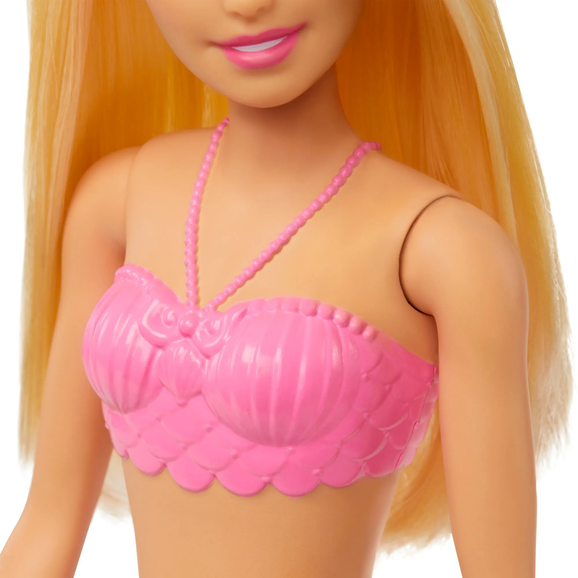 Barbie Dreamtopia Blonde Hair Mermaid Doll With Multi-Colored Pink Mermaid Tail for Kids Ages 3 