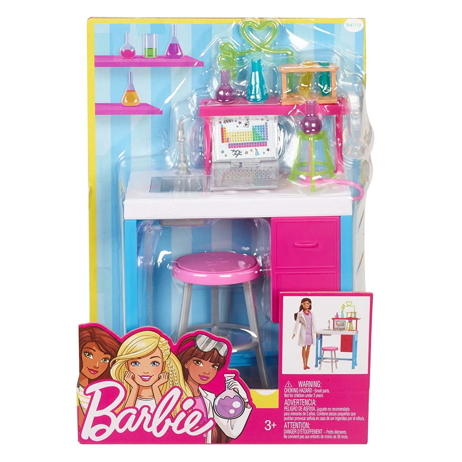 Barbie Science Lab Playset