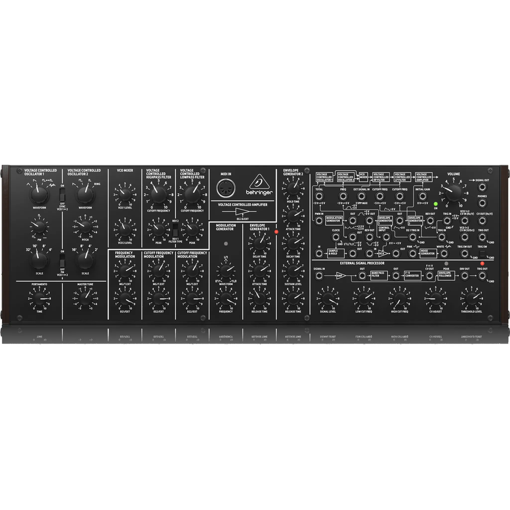 Behringer K-2 Analog and Semi-Modular Synthesizer