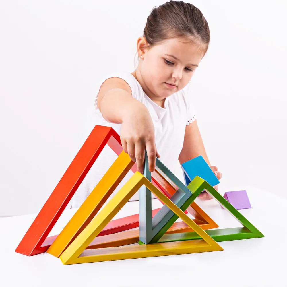 Big Jigs Wooden Stacking Triangles