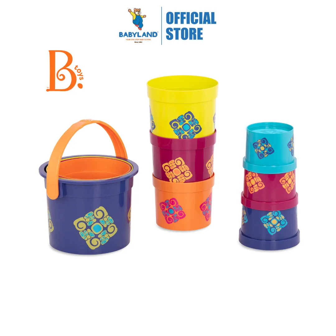 B.Toys Stacking Cups Bazillion Buckets (18m )