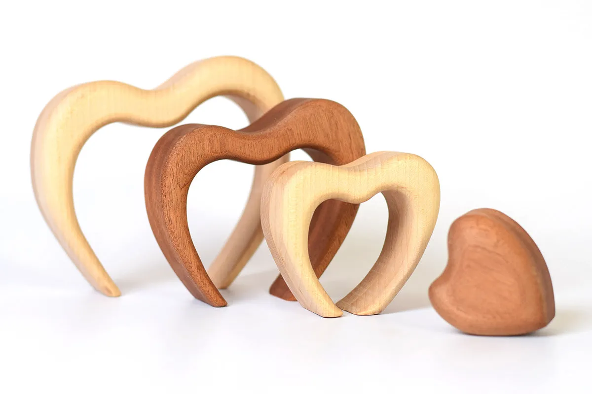 Bumbu Stacking Wooden Heart
