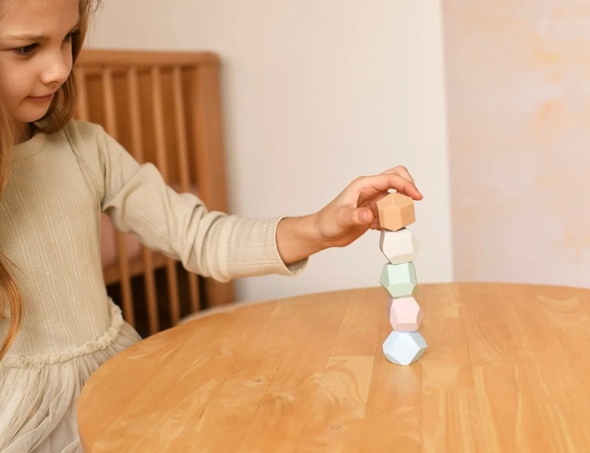 BUNDLESALE Silicone Balancing Stacking Stones 10PK | Montessori Toy