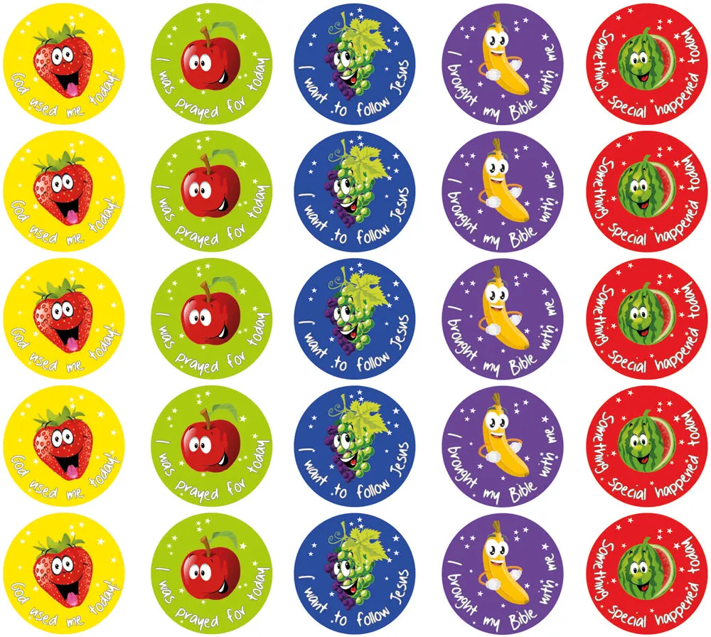 Children's Ministry Sticker Pack (120 Stickers)