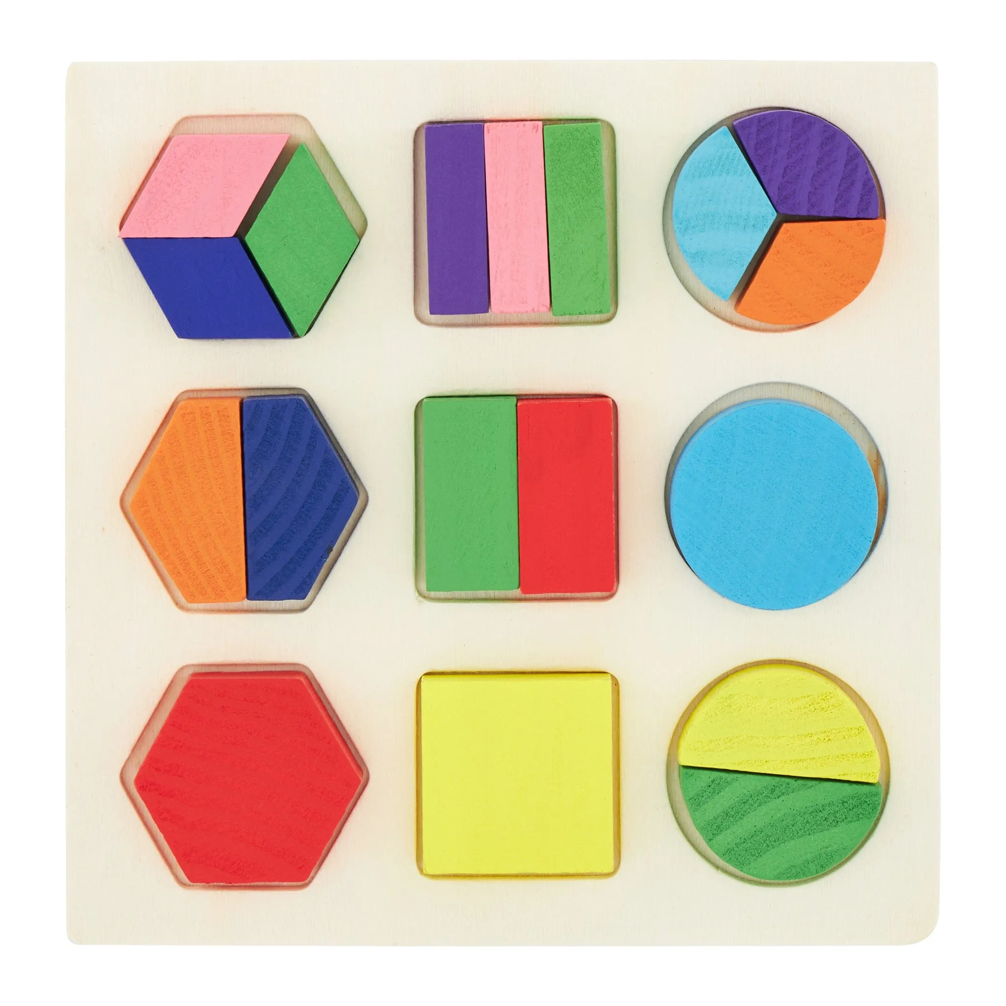 Children's Wooden Shapes Puzzle