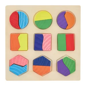 Children's Wooden Shapes Puzzle