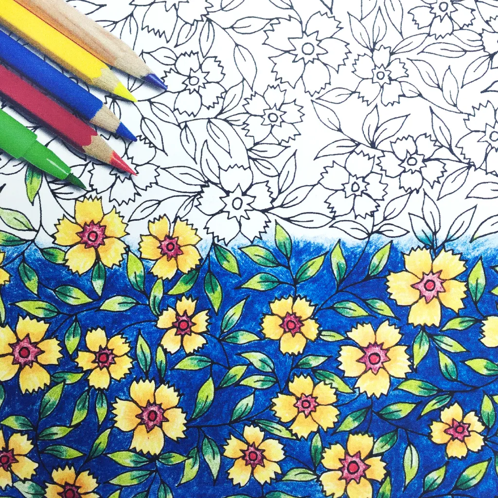 Color² Yuzen Flowers 24 sheets, 4 each, 6 patterns, 5 7/8" (4516)