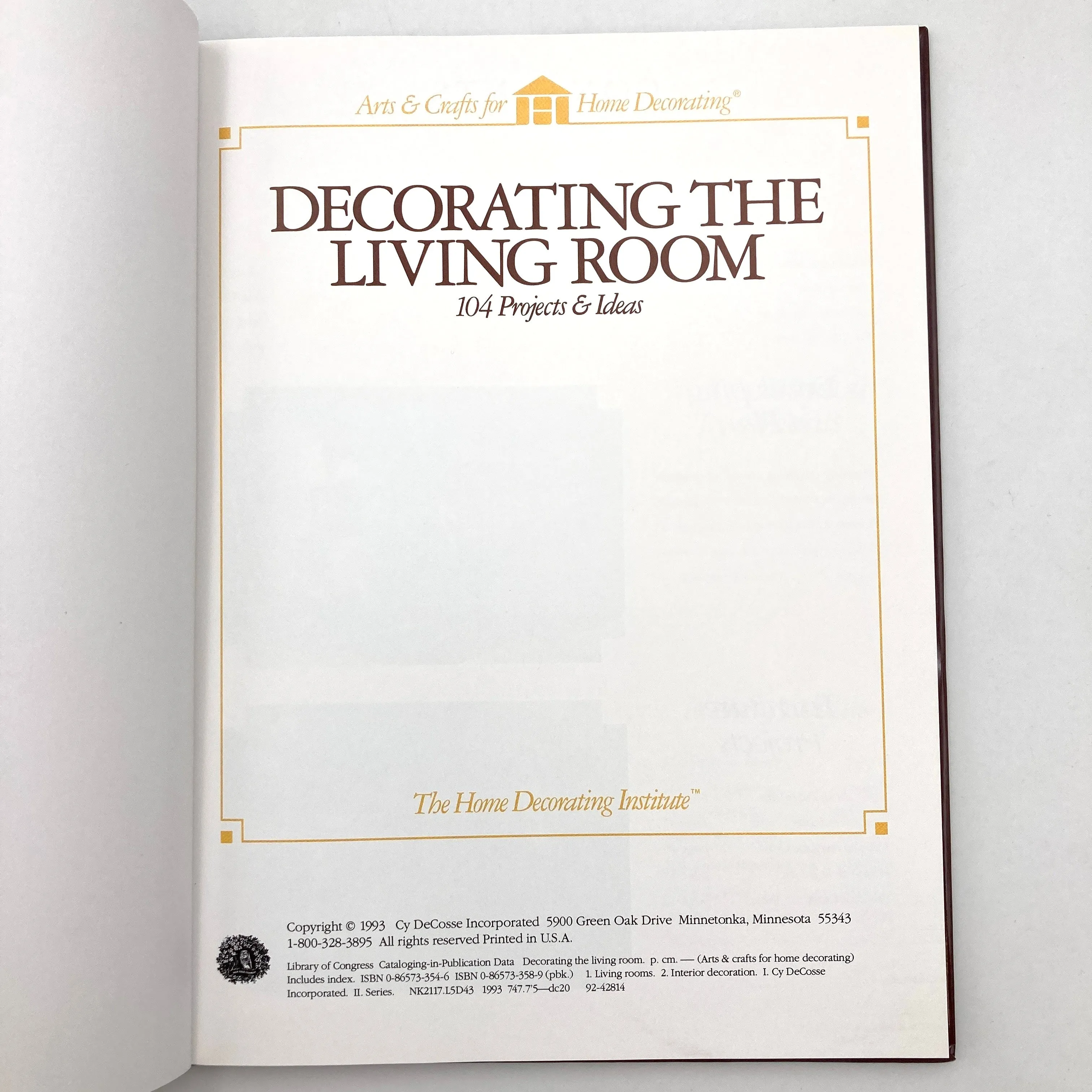 Decorating the Living Room | Book