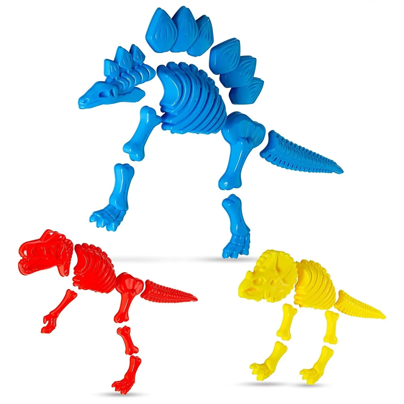 Dinosaur Fossil Sand Mould Set 3 Assorted
