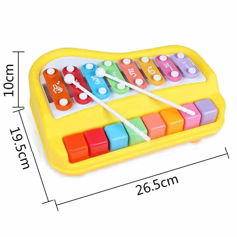 Dual-Function Piano Xylophone: Educational Music Toy for Kids