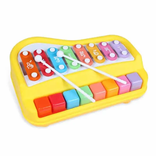 Dual-Function Piano Xylophone: Educational Music Toy for Kids