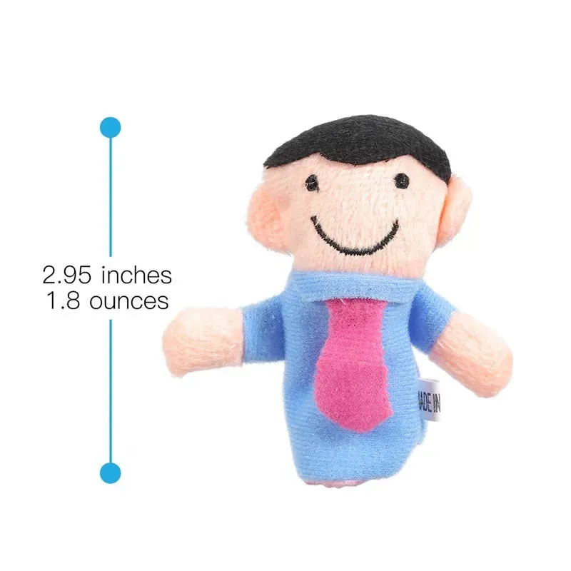 Educational Plush Animal Finger Puppets for Kids' Storytelling Fun