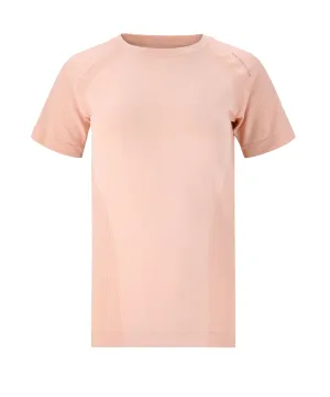 Endurance Halen Seamless Short Sleeve Tee - Womens - Peach Whip