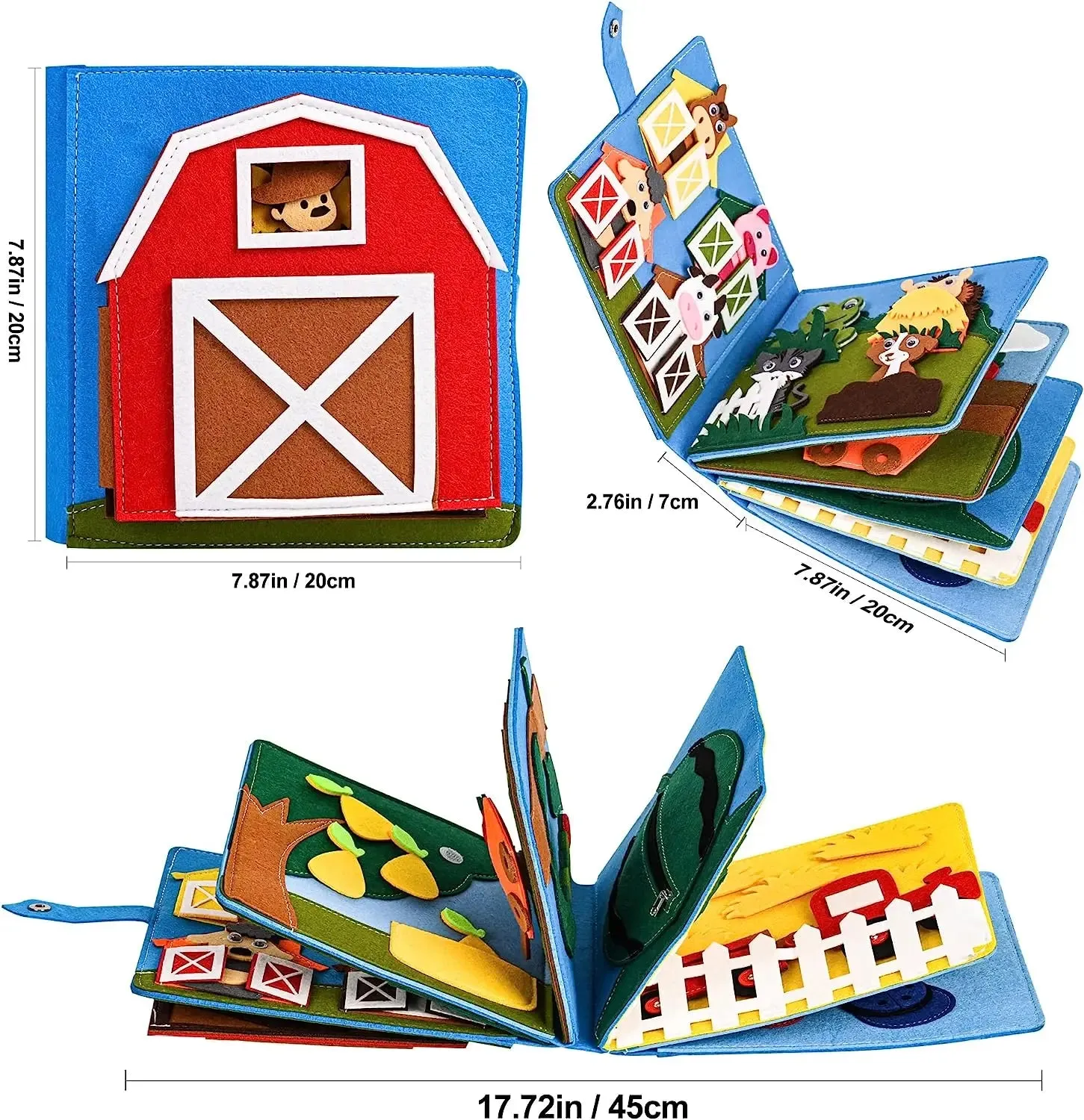 Farm Animal Felt Storytelling Toy