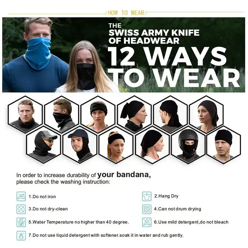 Fishing Buff for Men/Women UV Sun Protection - USA