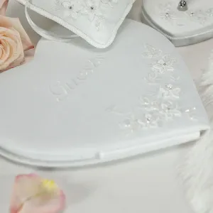 Floral Fantasy Heart Shaped Guest Book