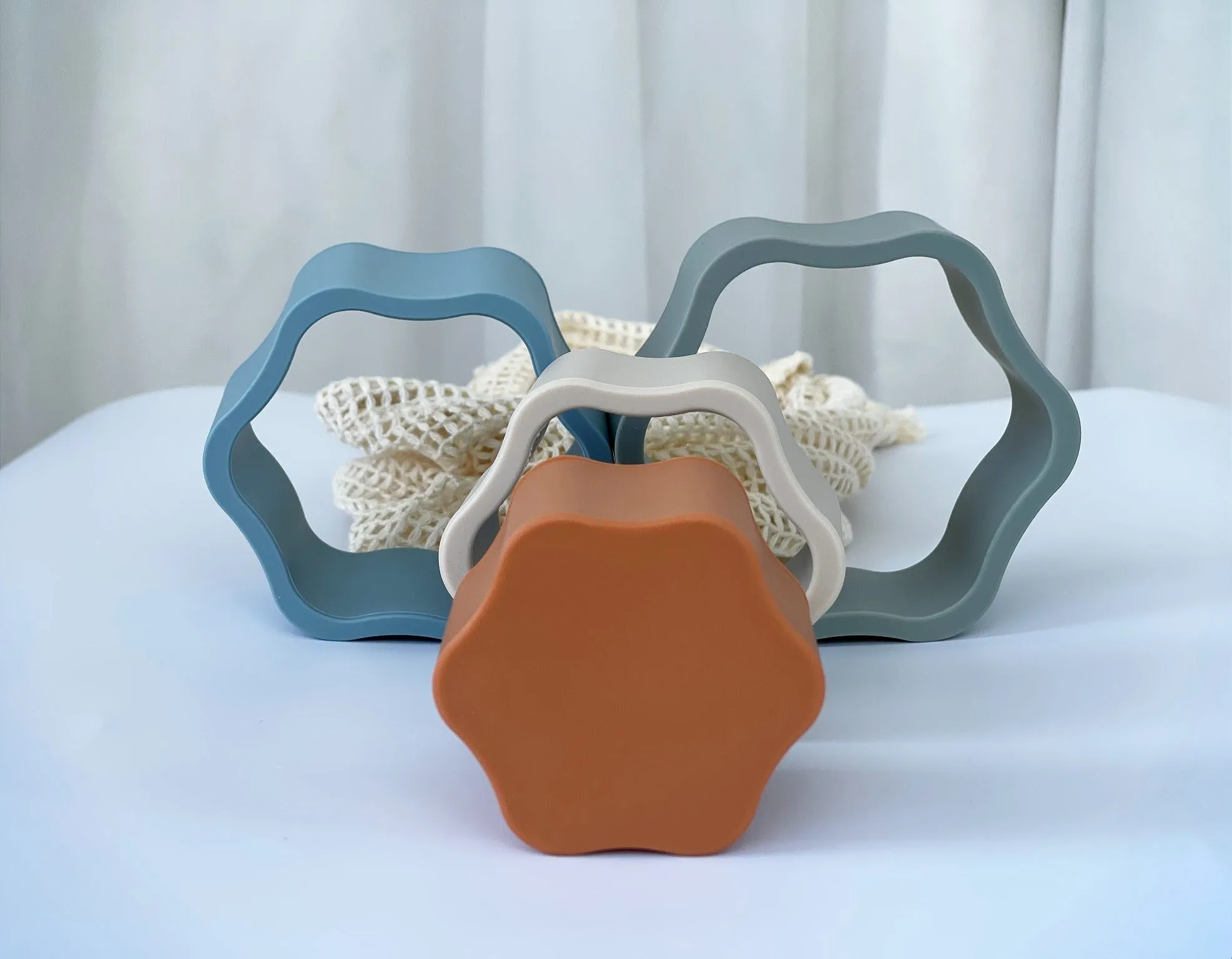 Flower Nesting Silicone Toy