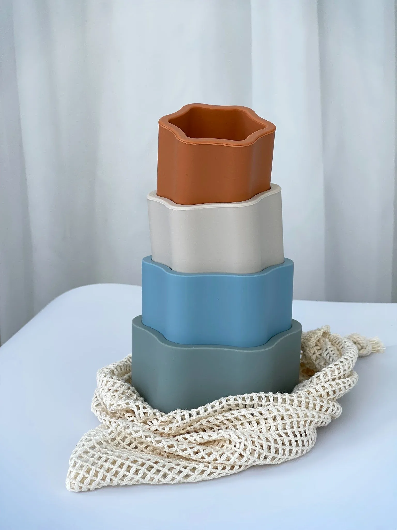 Flower Nesting Silicone Toy
