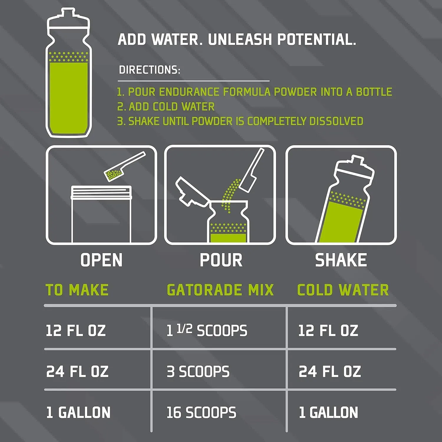 Gatorade Endurance Formula Powder, Lemon Lime, 32 Ounce (Pack of 1) (Packaging May Vary)