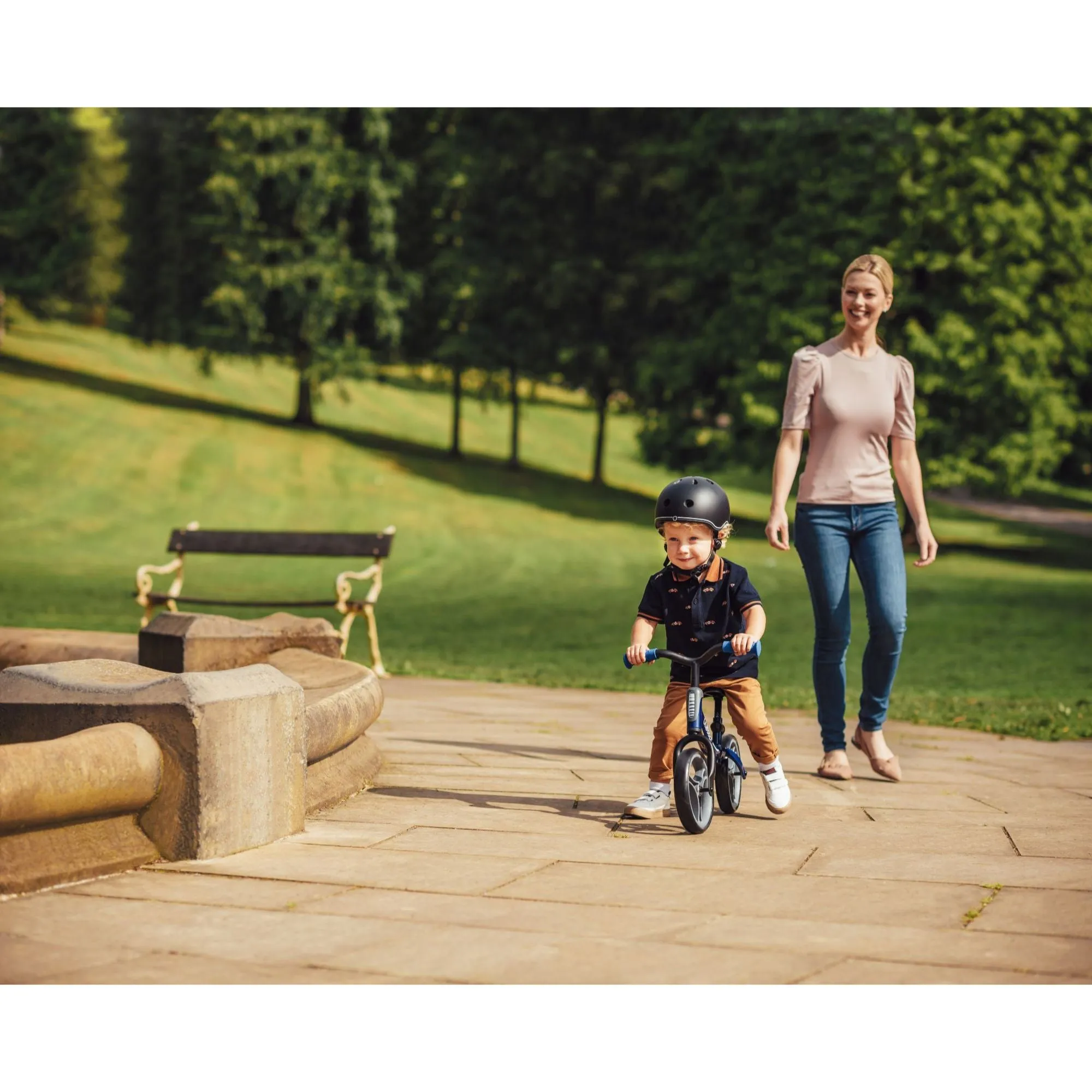 Globber Go Bike - Black / Lime Green (2y - 5y)