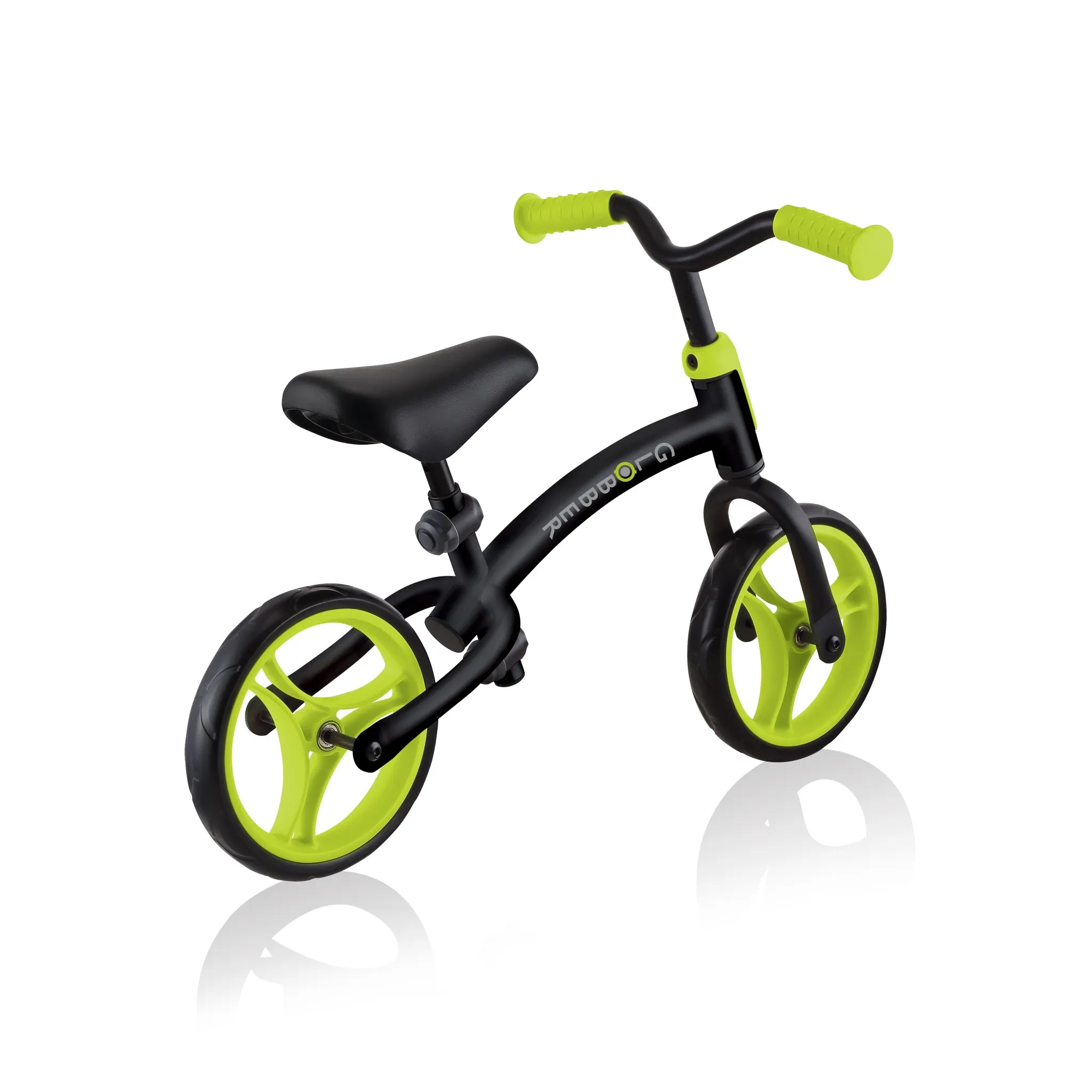 Globber Go Bike - Black / Lime Green (2y - 5y)