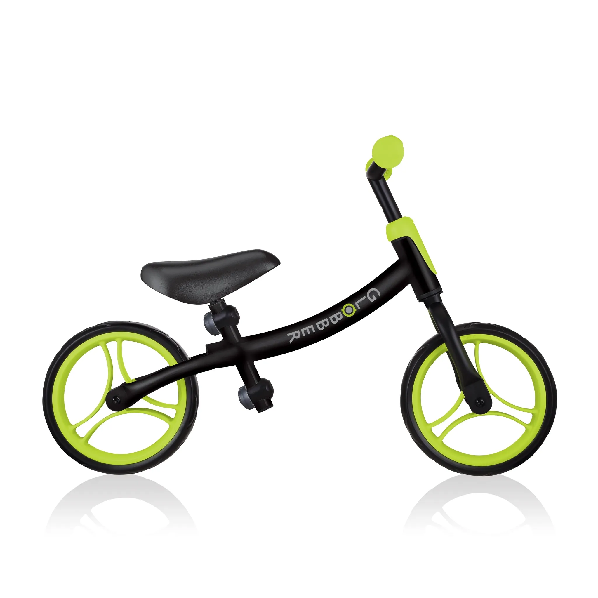 Globber Go Bike - Black / Lime Green (2y - 5y)