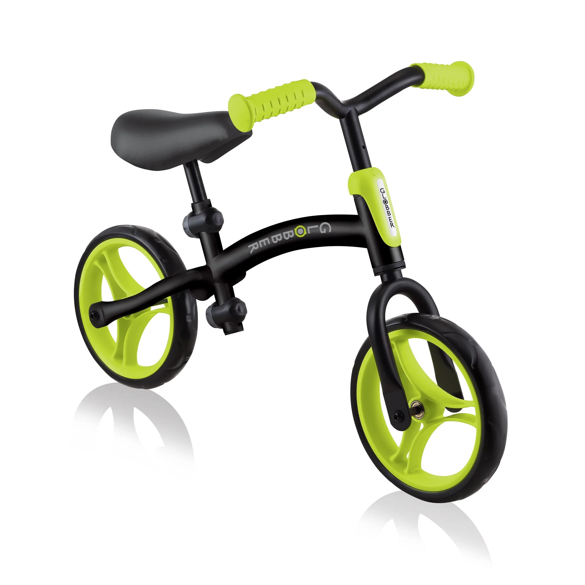 Globber Go Bike - Black / Lime Green (2y - 5y)