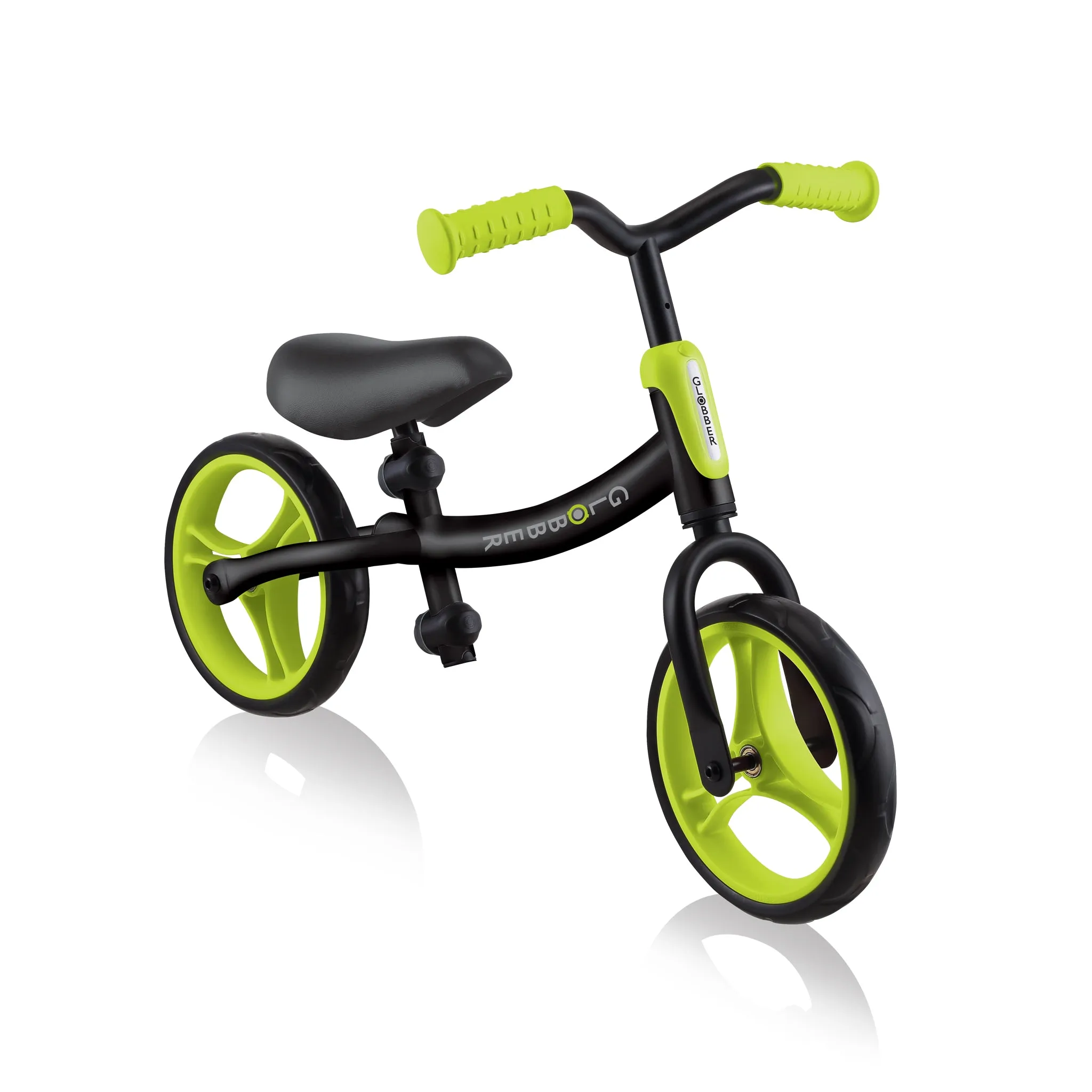 Globber Go Bike - Black / Lime Green (2y - 5y)