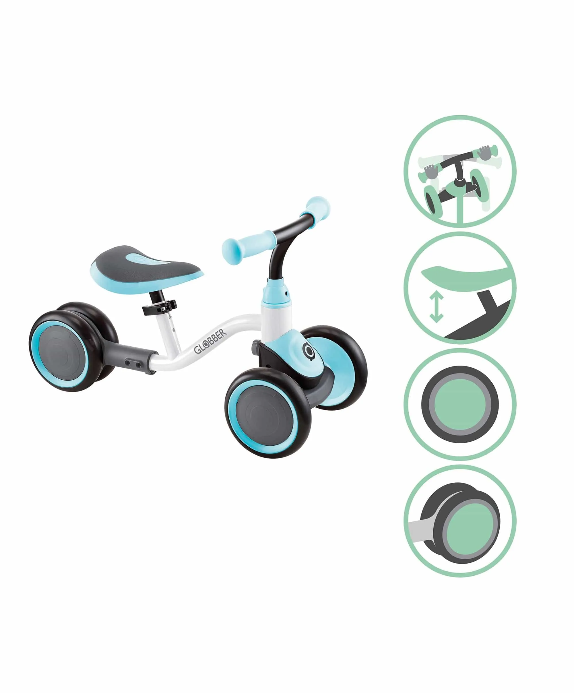 Globber Learning Bike - Pastel Blue