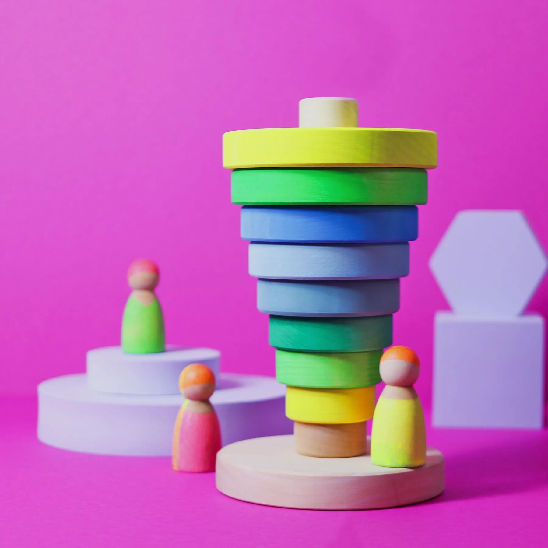 GRIMM'S Conical Tower Neon Green