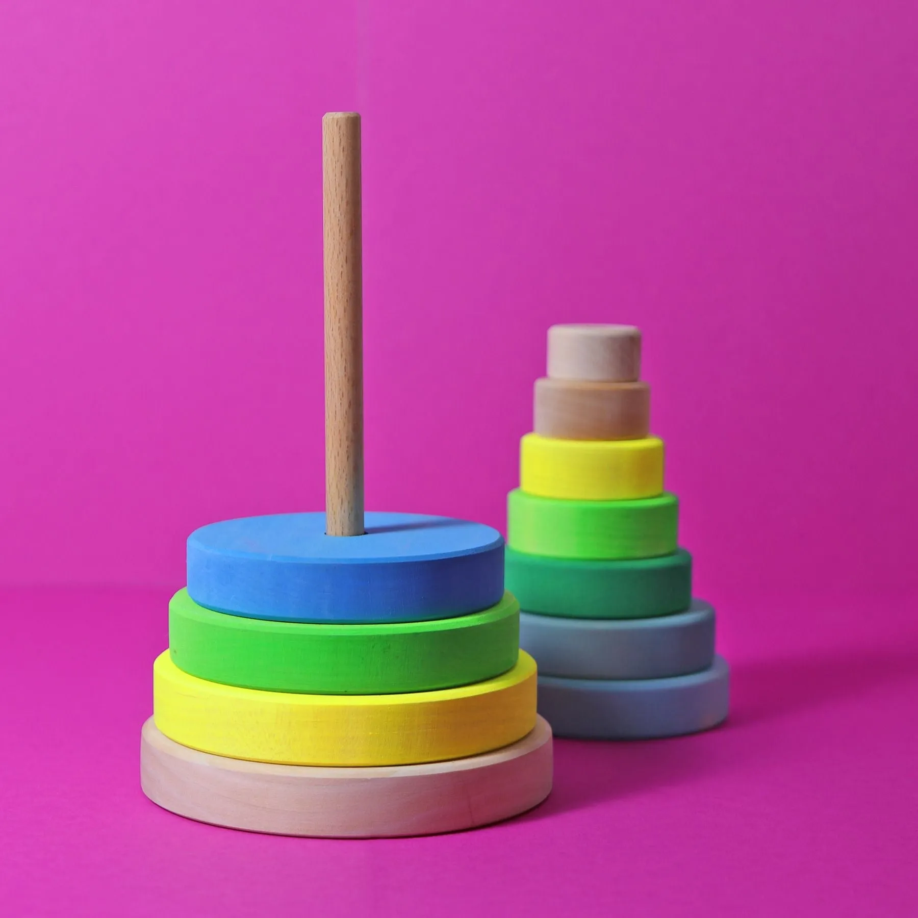 GRIMMS, Conical Tower Neon Green