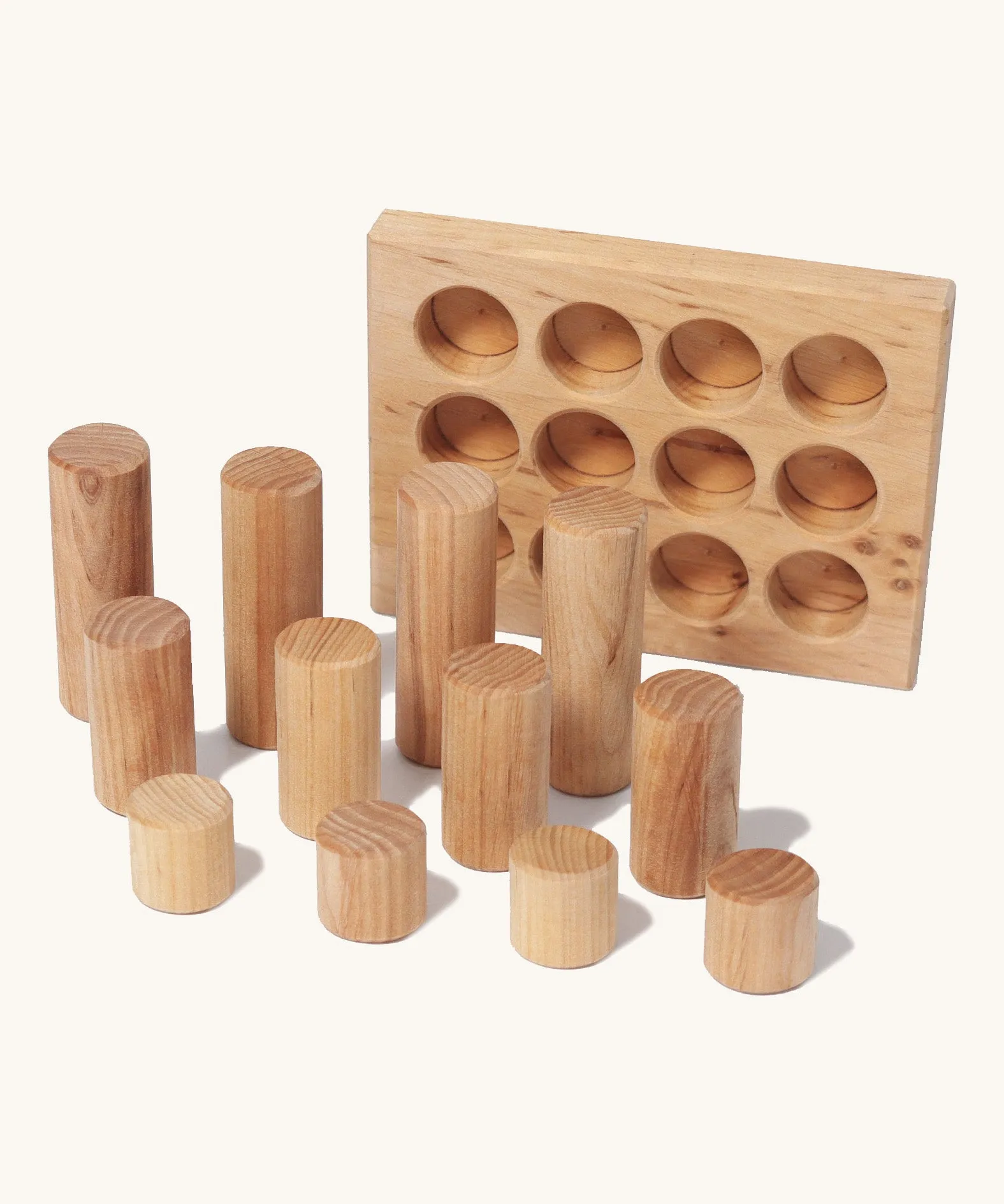 Grimm's Stacking Game Small Natural Rollers