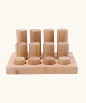 Grimm's Stacking Game Small Natural Rollers