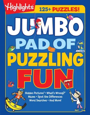JUMBO PAD OF PUZZLING FUN
