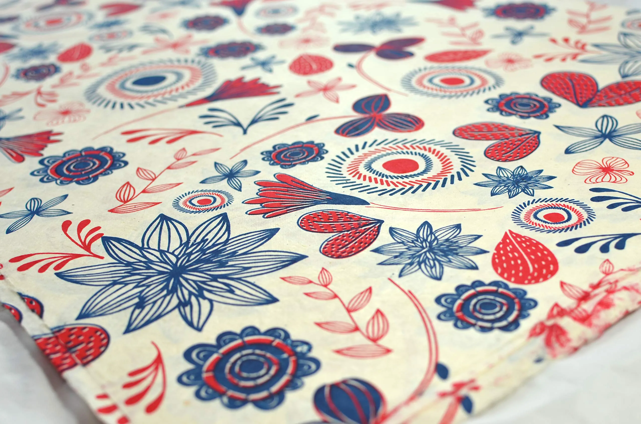 Kathmandu Valley Co: Reusable Handmade Wrapping Paper - Made in Nepal, 20x30 inches (10 Sheets)